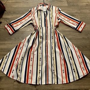 Burryco Tie Waist Dress NWT Size 8